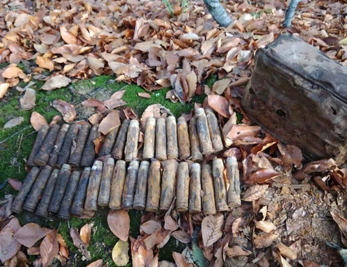 В Чечне военнослужащие Росгвардии обнаружили и уничтожили боеприпасы, пролежавшие в земле со времен активных боевых действий