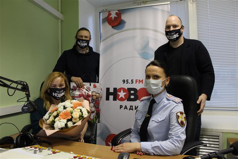 Росгвардия поздравила вологодскую радиостанцию «Новое Радио» с днем образования