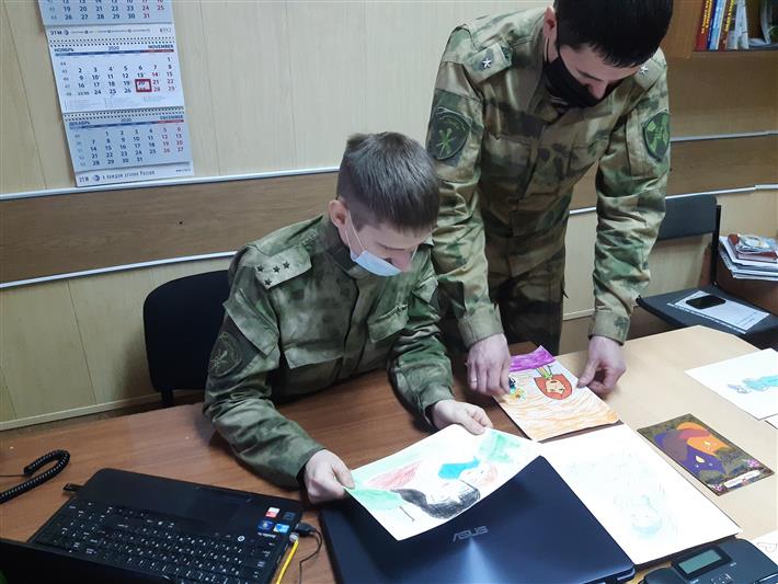 Итоги детского творческого конкурса ко Дню матери подвели в Управлении Росгвардии по Вологодской области