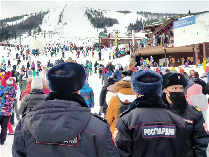 Росгвардия обеспечит безопасность гостей кузбасского горнолыжного курорта в период новогодних праздников