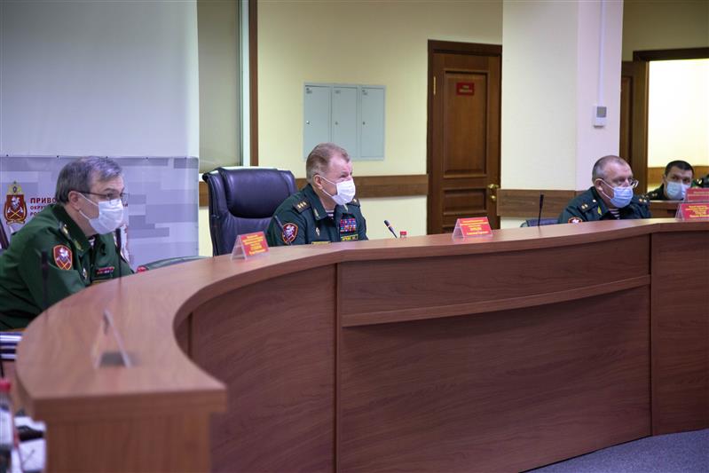 В Нижегородской области проходит оперативный сбор с руководящим составом Приволжского округа Росгвардии