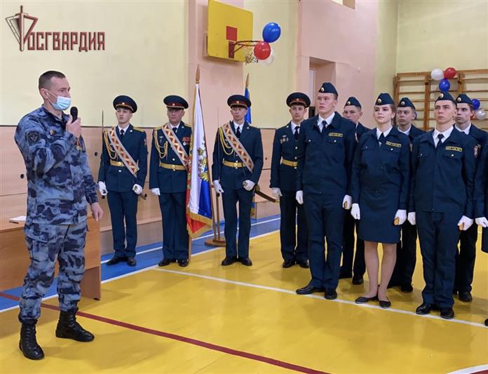 Воспитанники класса Росгвардии в Ангарске принесли торжественную клятву