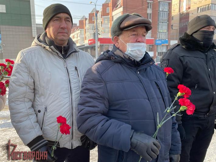 В Иркутской области ветераны, сотрудники и военнослужащие Росгвардии почтили память павших в первой чеченской войне