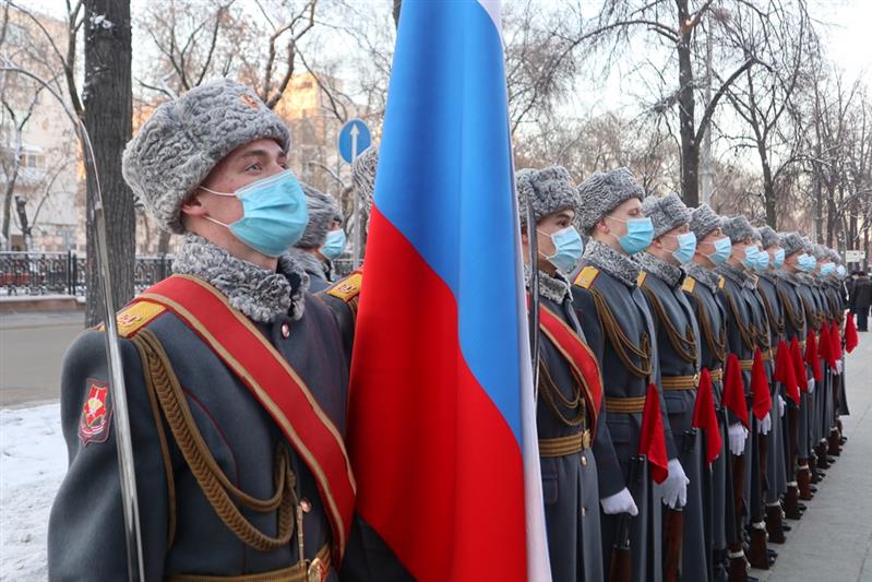 Первый заместитель командующего Уральским округом Росгвардии принял участие в памятном мероприятии по случаю дня рождения маршала Жукова