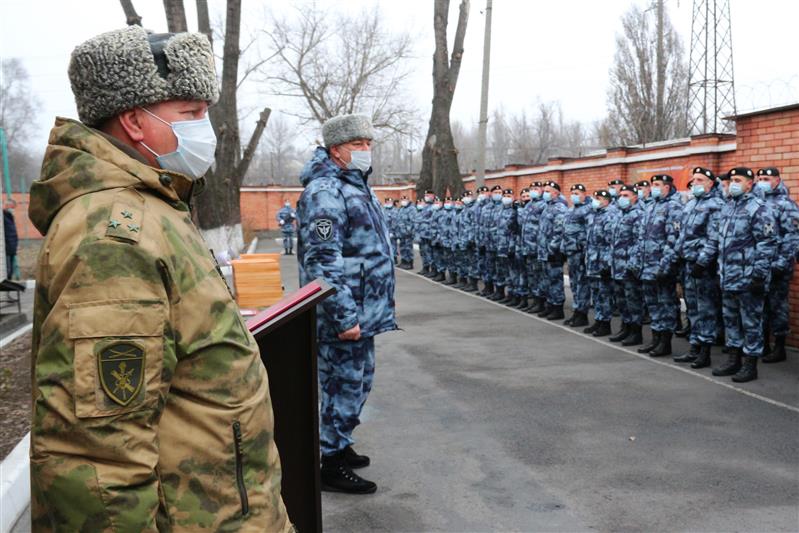 Бойцы новочеркасского ОМОН Росгвардии отметили 27-летие отряда