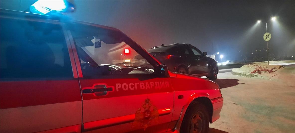 Нарядом вневедомственной охраны Росгвардии в Туве задержан подозреваемый в угоне автомобиля