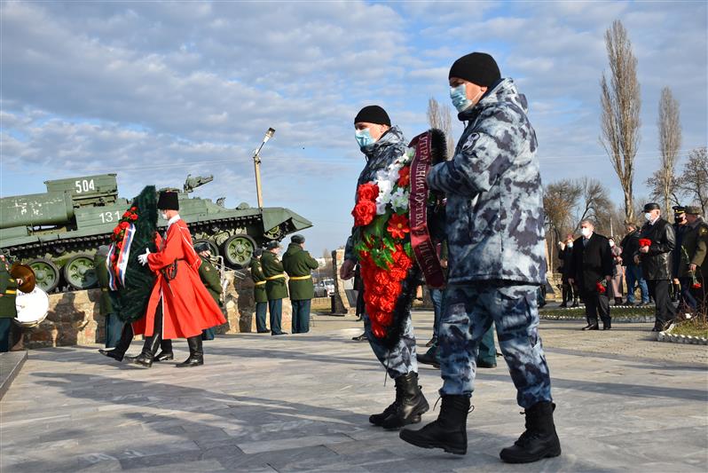 В Адыгее росгвардейцы почтили память павших товарищей