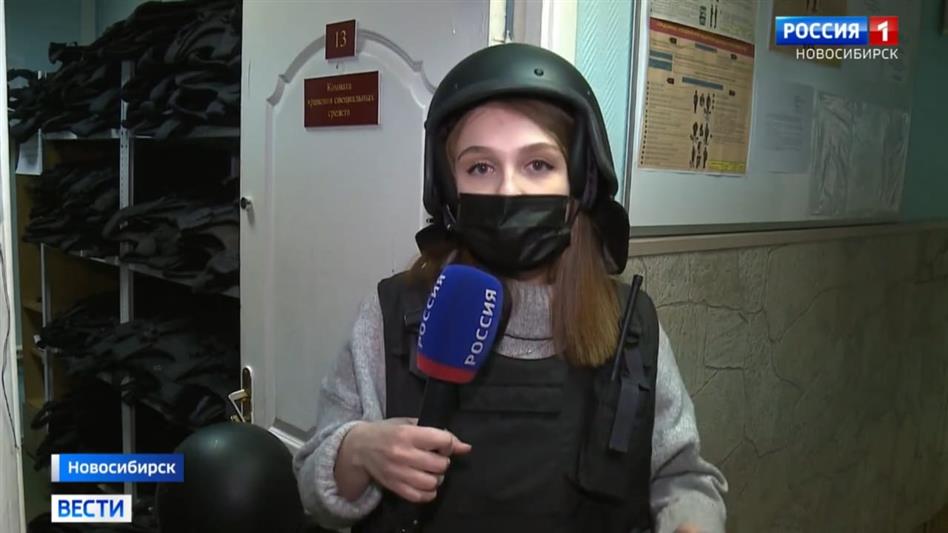 В Новосибирске съемочная группа телекомпании ГТРК заступила на службу с экипажем вневедомственной охраны (видео)