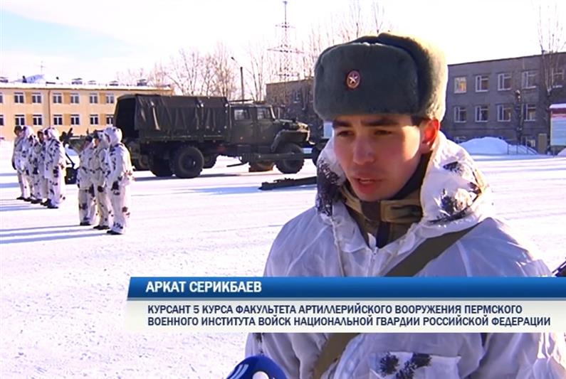 Накануне Дня защитника Отечества тележурналисты рассказали о курсантах Пермского военного института Росгвардии (видео)