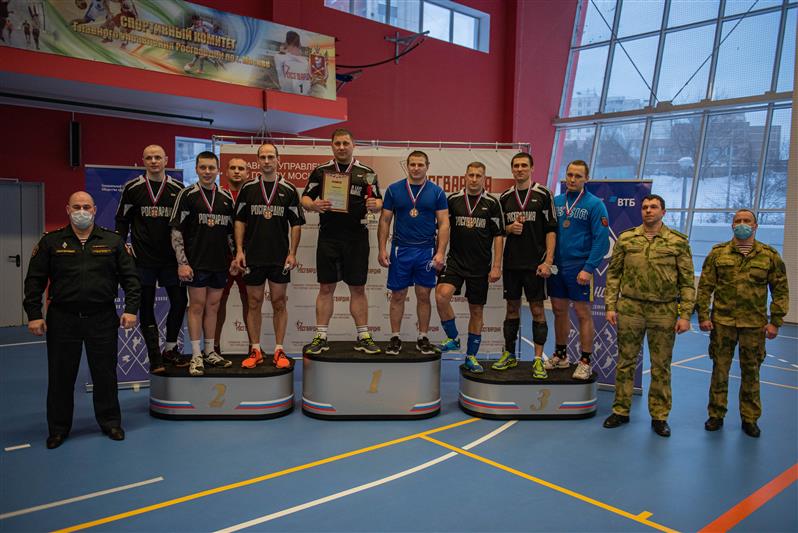 В Москве завершился чемпионат по волейболу среди подразделений Центрального округа Росгвардии