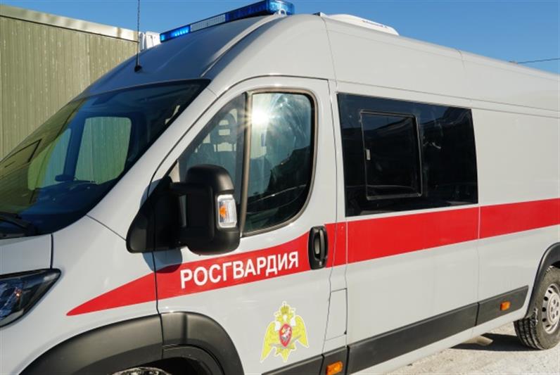 Росгвардейцы приняли участие в обеспечении безопасности матча чемпионата России по хоккею с мячом