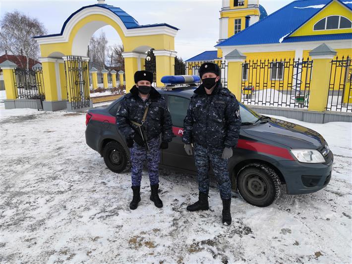 Нарядом вневедомственной охраны Росгвардии задержан подозреваемый в хищении церковного имущества