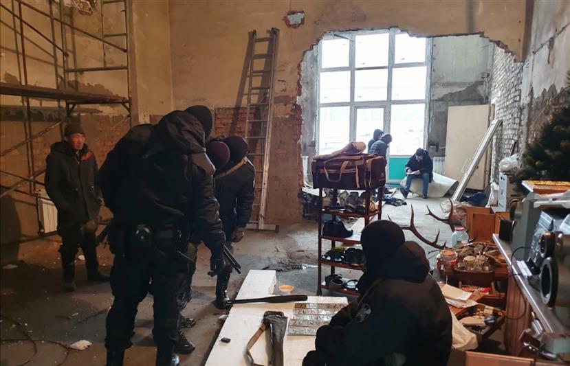 При участии СОБР Росгвардии в Туве задержаны члены организованной преступной группы