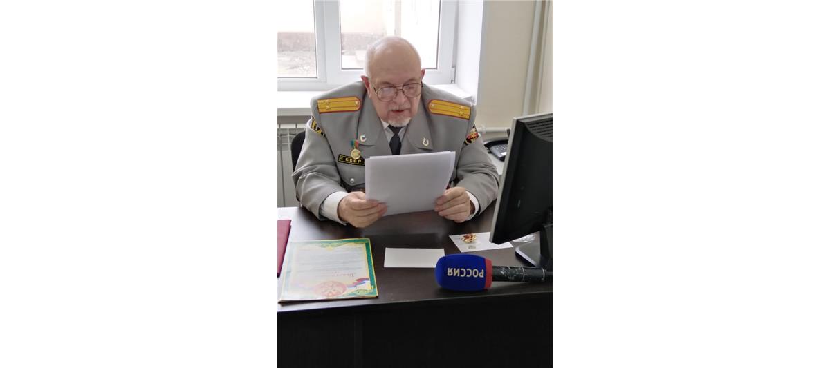 Съемочная группа регионального телеканала ГТРК «Карачаево-Черкесия» побывала в гостях у представителей совета ветеранов регионального управления Росгвардии