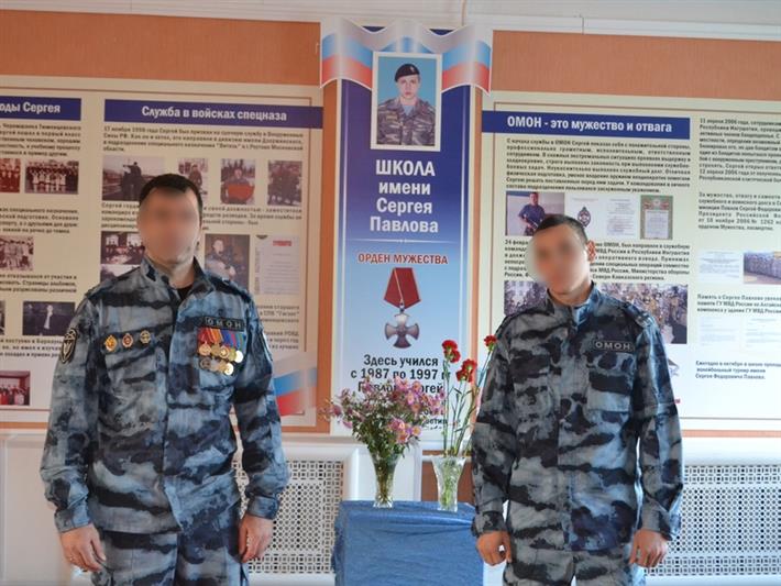 В барнаульском ОМОН почтили память погибших товарищей