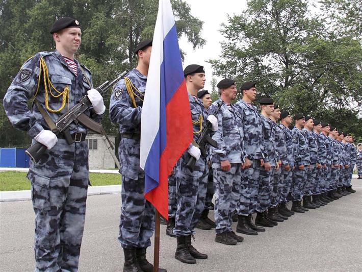 Новокузнецкий ОМОН отмечает 28 лет со дня образования