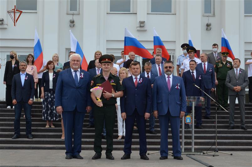 Губернатор Тамбовской области вручил благодарственные письма росгвардейцам