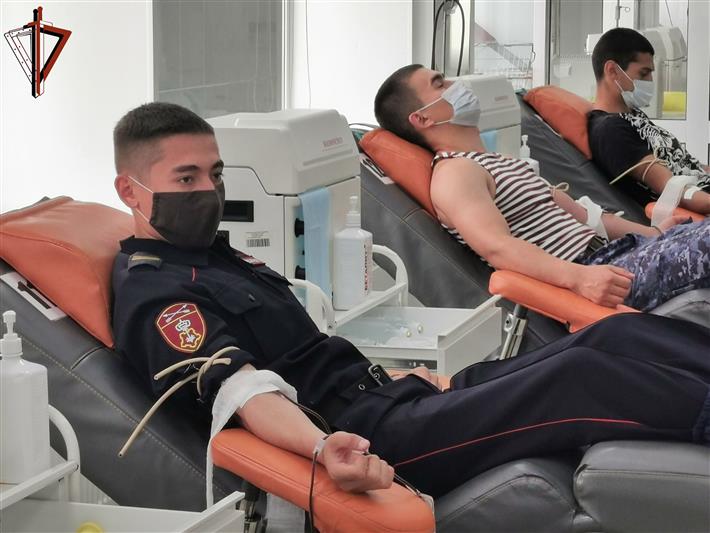 Росгвардейцы пополнили запасы донорской крови Иркутской области