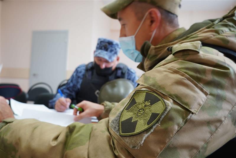 Личный состав Управления Росгвардии по НАО принял участие в антитеррористических учениях