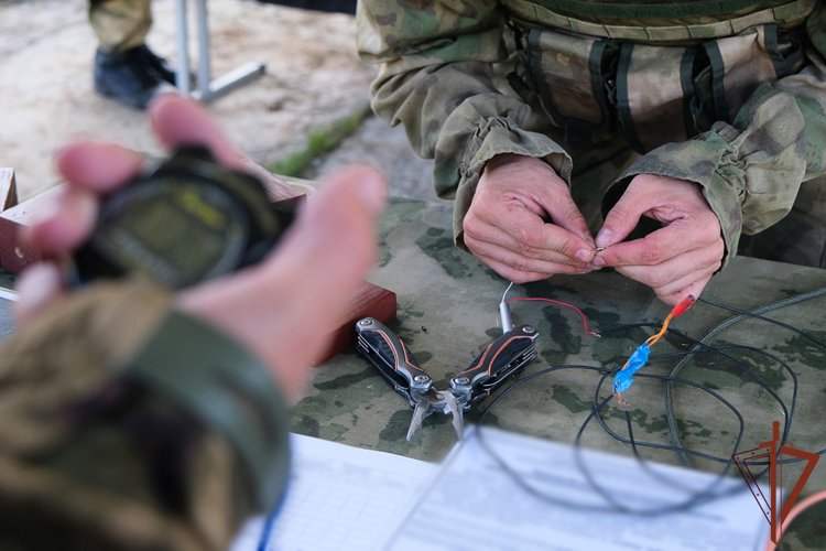 В Уральском округе Росгвардии определили лучшие группы разминирования