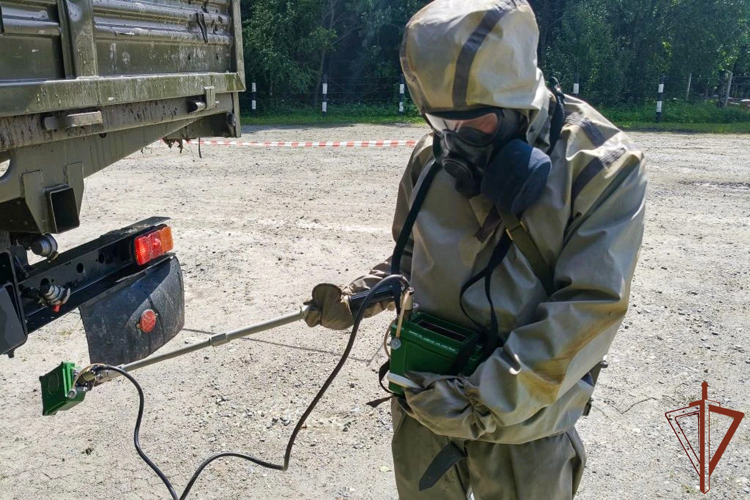 В Уральском округе Росгвардии завершился учебно-методический сбор с подразделениями радиационной, химической и биологической защиты