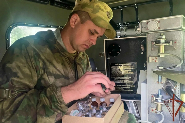 В Уральском округе Росгвардии завершился учебно-методический сбор с подразделениями радиационной, химической и биологической защиты