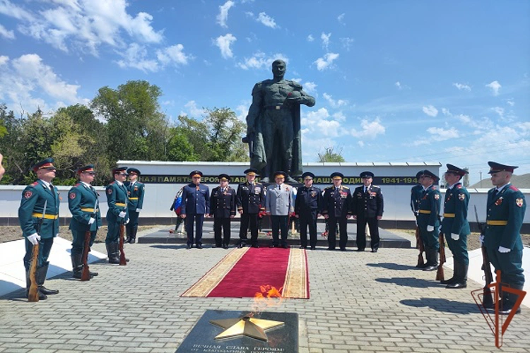 В Северо-Кавказском округе Росгвардии прошли мероприятия в рамках 81-й годовщины Победы в Великой Отечественной войне