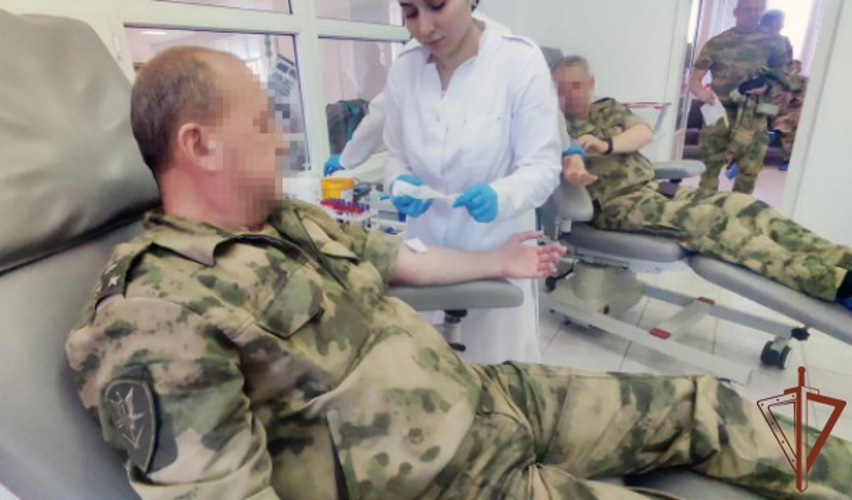 В Северо-Кавказском округе Росгвардии поддержали Всемирный день донора крови