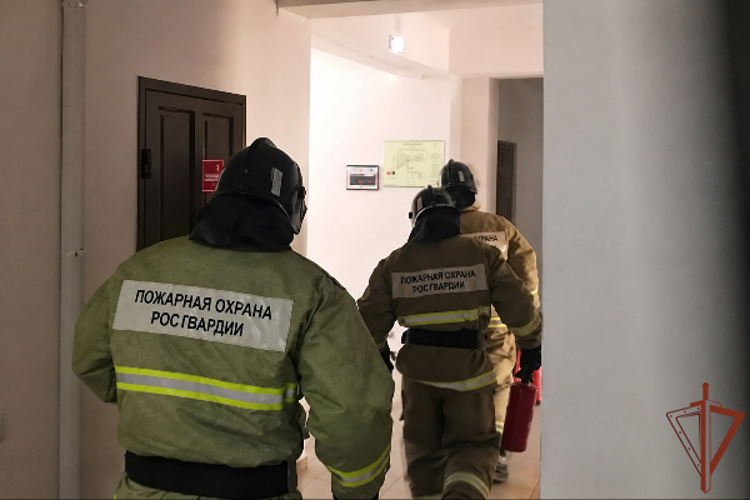 Росгвардия и МЧС провели совместное пожарно-тактическое занятие в Ингушетии