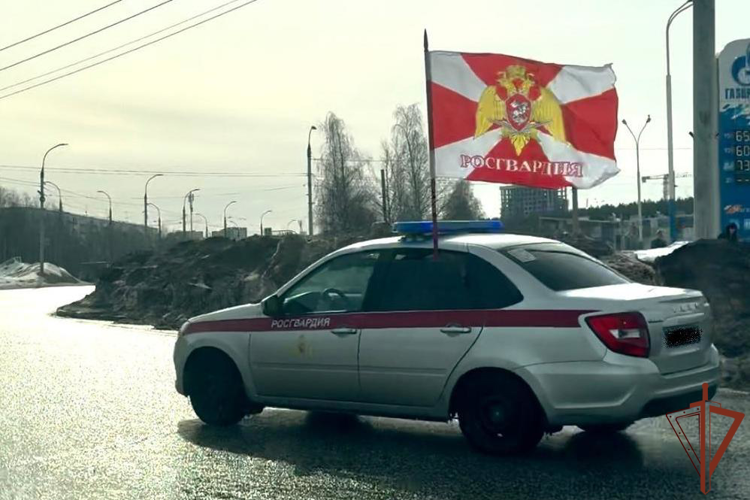 В Удмуртии стартовал автопробег Росгвардии, приуроченный к юбилею ведомства (видео)
