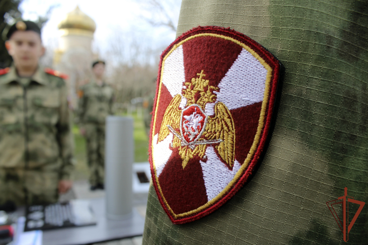 В Херсонской области росгвардейцы заложили «Капсулу памяти» для будущего поколения войск правопорядка