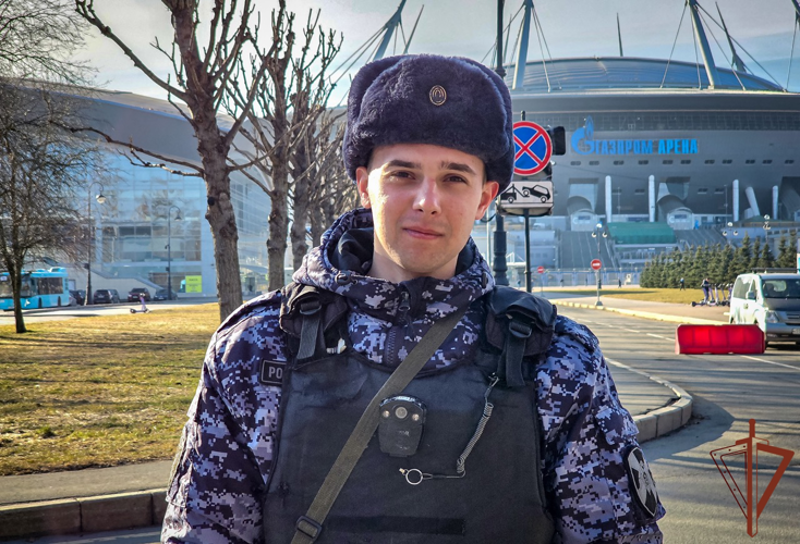 Безопасность матча Кубка России по футболу обеспечили росгвардейцы в Санкт-Петербурге
