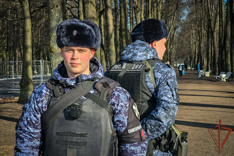 Безопасность матча Кубка России по футболу обеспечили росгвардейцы в Санкт-Петербурге