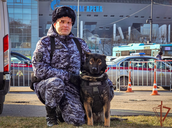 Безопасность матча Кубка России по футболу обеспечили росгвардейцы в Санкт-Петербурге