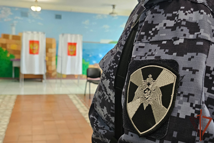 Военнослужащие и сотрудники Южного округа Росгвардии участвуют в Едином дне голосования