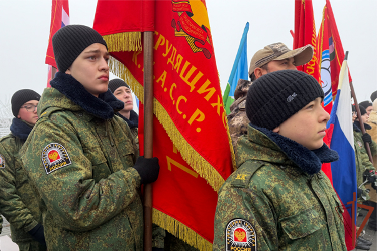 В Кабардино-Балкарии представители Росгвардии приняли участие в патриотической акции
