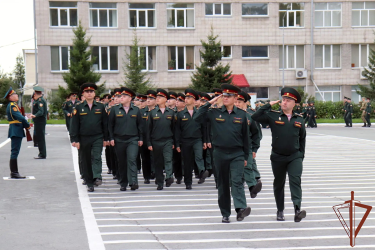 Новый учебный год торжественно стартовал в Новосибирском военном институте Росгвардии