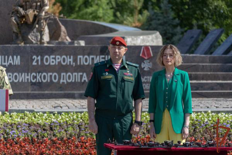 В Подмосковье прошла встреча военнослужащих Росгвардии с депутатом Государственной Думы Российской Федерации Марией Бутиной (видео)