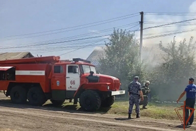 Росгвардейцы оказали помощь сотрудникам МЧС при тушении пожара в Омской области