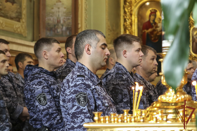 Великопостное молитвенное стояние за воинов Росгвардии прошло на Ставрополье