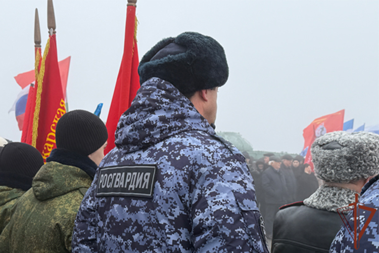 В Кабардино-Балкарии представители Росгвардии приняли участие в патриотической акции