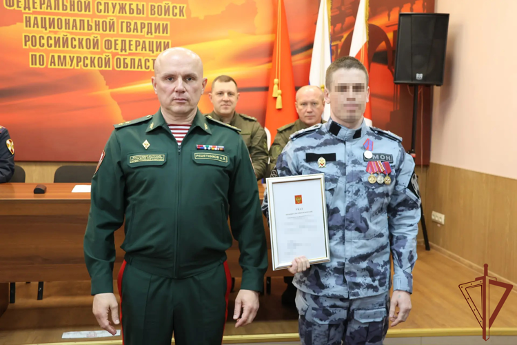 Начальника Управления Росгвардии по Амурской области представили личному составу