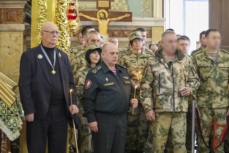 Великопостное молитвенное стояние за воинов Росгвардии прошло на Ставрополье