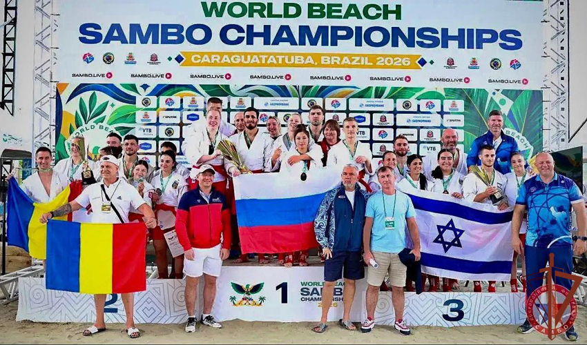 Сотрудник Росгвардии стал двукратным чемпионом мира по пляжному самбо (видео)