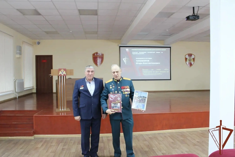 В Приволжье ветеран Росгвардии рассказал военнослужащим о катастрофе на Чернобыльской АЭС