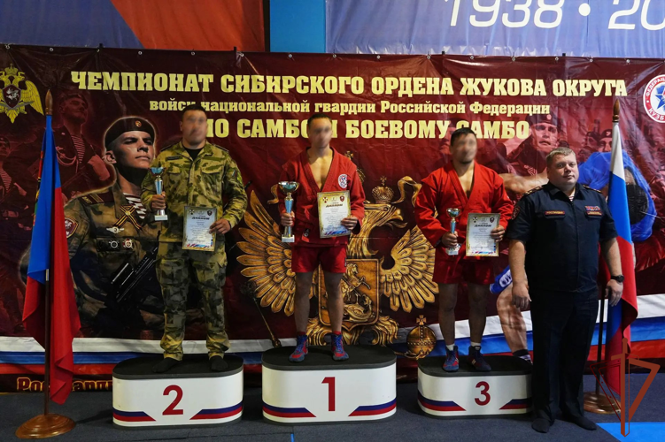 Чемпионат Сибирского ордена Жукова округа Росгвардии по самбо и боевому самбо завершился в Кузбассе