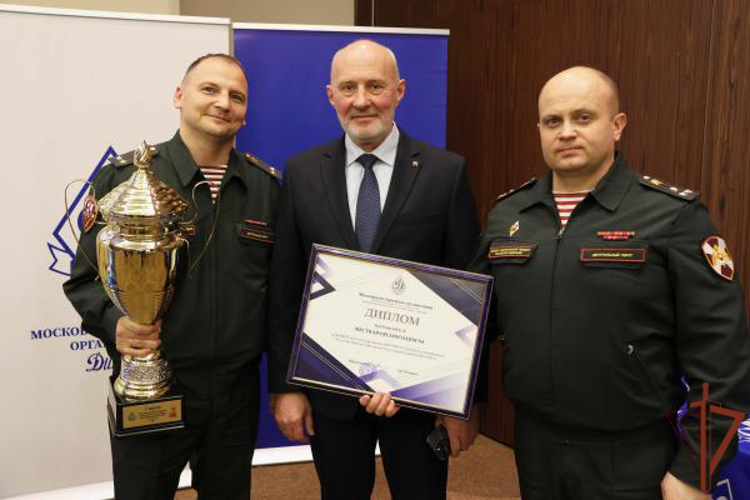 Команда Центрального округа Росгвардии заняла первое место в Спартакиаде Московской городской организации ВФСО «Динамо»