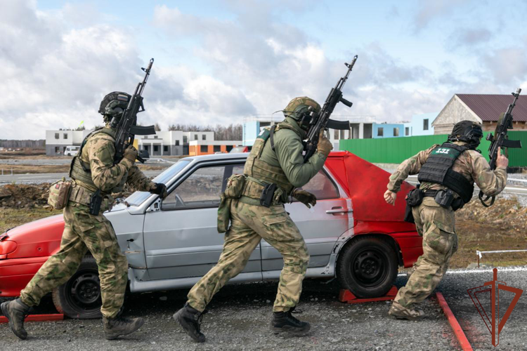 В Свердловской области прошли соревнования спецназа Уральского округа Росгвардии