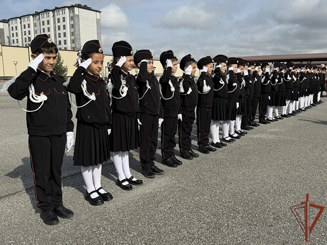 В Кабардино-Балкарии состоялось торжественное открытие кадетского класса Росгвардии