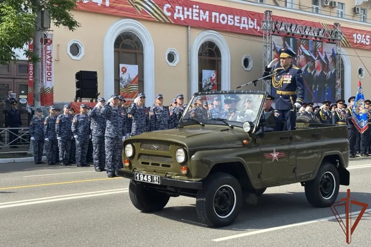 Южный ордена Жукова округ Росгвардии присоединился к празднованию Дня Победы